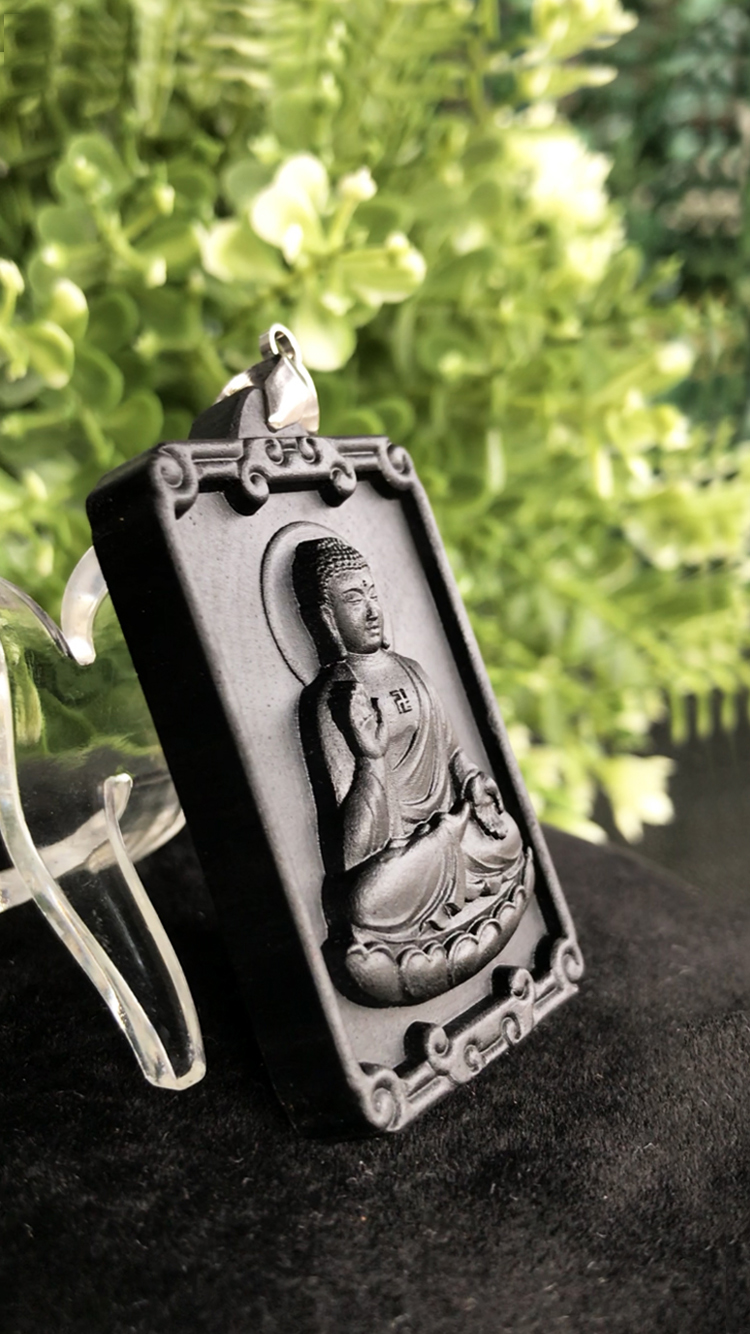 黑金刚大日如来吊坠