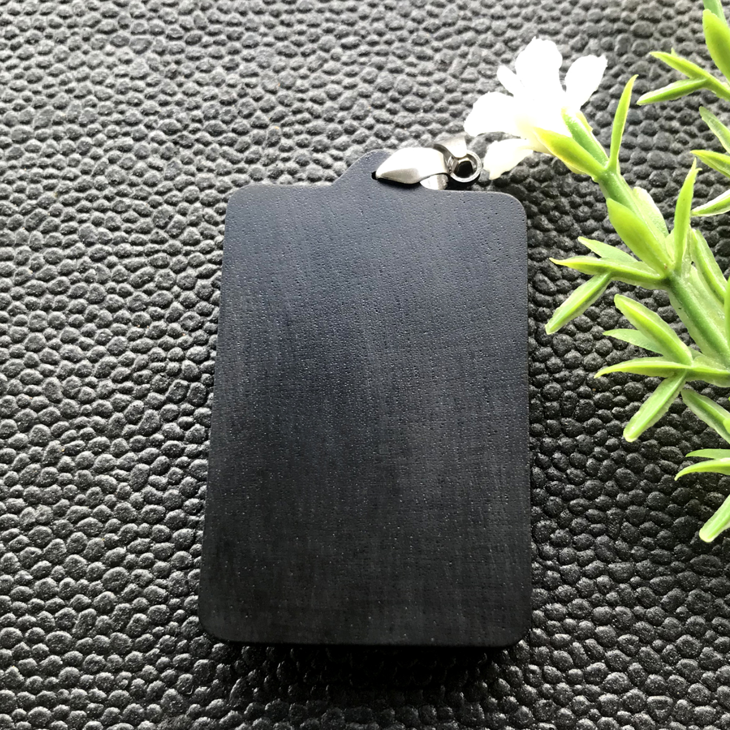 紫光檀 张公圣君佛牌